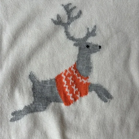 Talbots Reindeer Holiday Christmas Fair Isle Knit Sweater Multicolor Women's S - Picture 11 of 13